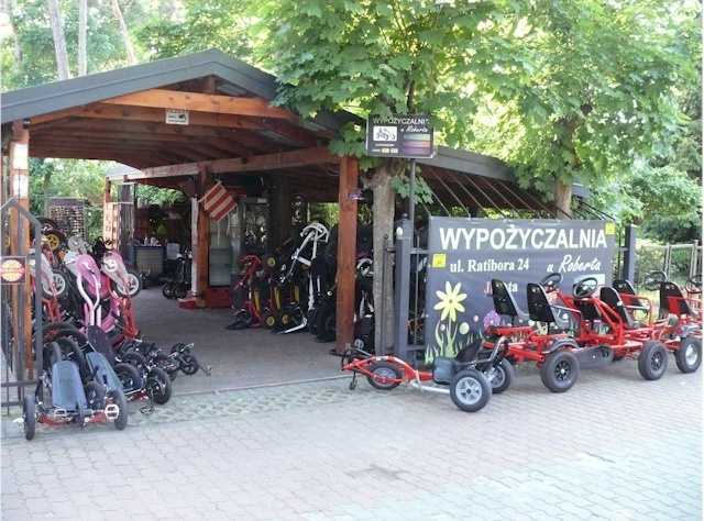 Wypożyczalnia gokart&oacute;w i rower&oacute;w u Roberta 