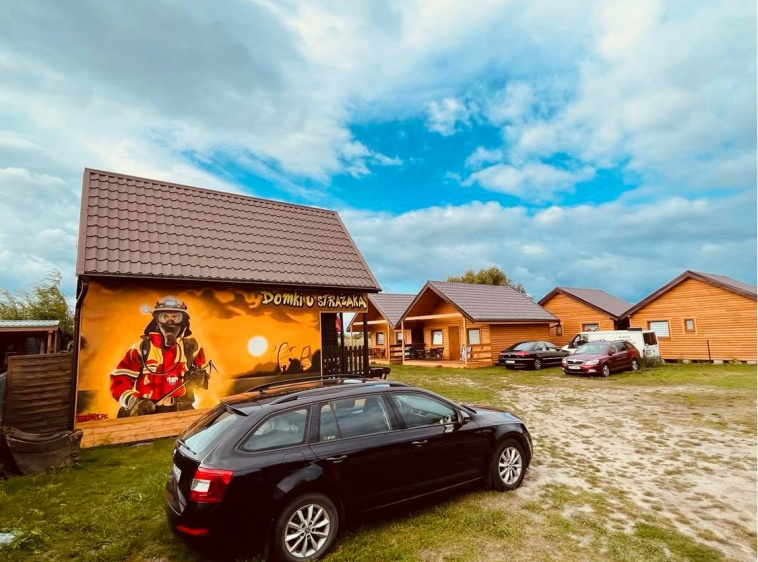 Domki u strażaka działka z domkami