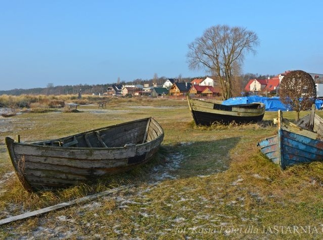 Skansen łodzi rybackich w Kuźnicy 