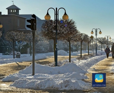 Ulica Stelmaszczyka w stronę mola.